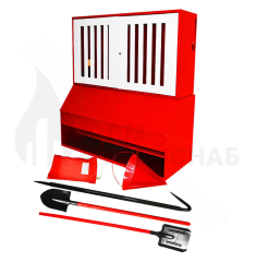 ПОЖАРНЫЙ ЩИТ ТИПА ЩП-В УКОМПЛЕКТОВАННЫЙ