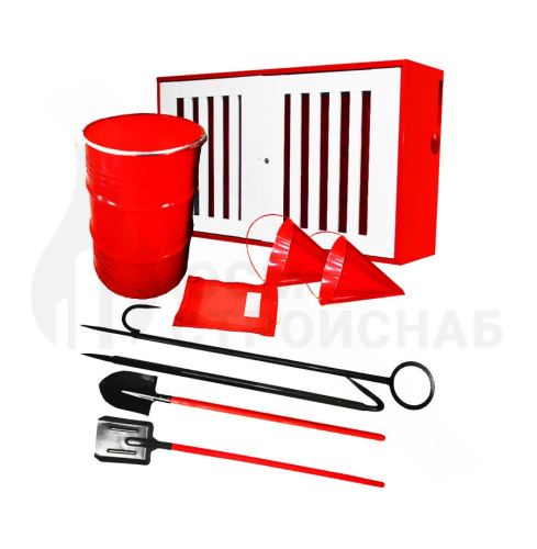 ПОЖАРНЫЙ ЩИТ ТИПА ЩП-А УКОМПЛЕКТОВАННЫЙ