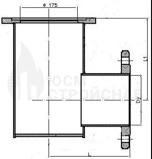 ПОЖАРНАЯ ПОДСТАВКА ППФО ФЛАНЦЕВАЯ ОДНОСТОРОННЯЯ