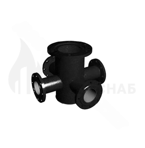 ЧУГУННЫЙ КРЕСТ ФЛАНЦЕВЫЙ С ПОЖАРНОЙ ПОДСТАВКОЙ ППКФ