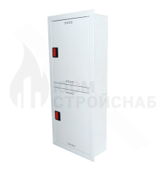 ШКАФ ПОЖАРНЫЙ ШП-К 320-21 (ВЗ) ВСТРОЕННЫЙ ЗАКРЫТЫЙ УНИВЕРСАЛЬНЫЙ БЕЛЫЙ