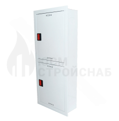 ШКАФ ПОЖАРНЫЙ ШП-К-О 320 (ВЗ) ВСТРОЕННЫЙ ЗАКРЫТЫЙ УНИВЕРСАЛЬНЫЙ БЕЛЫЙ