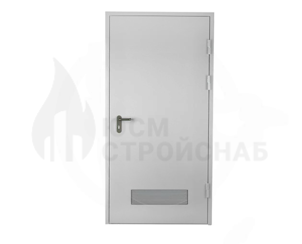 ДВЕРЬ ТЕХНИЧЕСКАЯ ОДНОПОЛЬНАЯ С ВЕНТИЛЯЦИОННОЙ РЕШЕТКОЙ