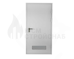 ДВЕРЬ ТЕХНИЧЕСКАЯ ОДНОПОЛЬНАЯ С ВЕНТИЛЯЦИОННОЙ РЕШЕТКОЙ