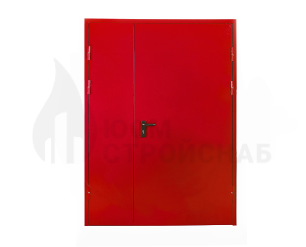 ДВЕРЬ ПРОТИВОПОЖАРНАЯ ДВУПОЛЬНАЯ ГЛУХАЯ (БЕЗ СТЕКЛА) EI 60