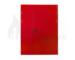 ДВЕРЬ ПРОТИВОПОЖАРНАЯ ДВУПОЛЬНАЯ ГЛУХАЯ (БЕЗ СТЕКЛА) EI 60