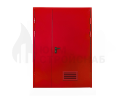 ДВЕРЬ ПРОТИВОПОЖАРНАЯ ДВУПОЛЬНАЯ (EI 60) С САМОЗАПЛАВЛЯЮЩЕЙСЯ РЕШЕТКОЙ