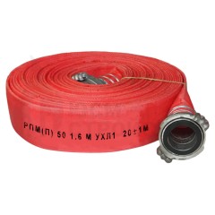РУКАВ ПОЖАРНЫЙ РПМ(П)-ДУ50-1,6-И-УХЛ1 (У1) "Типа латекс" (20±1м) C ГР-50