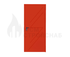 ДВЕРЬ ПРОТИВОПОЖАРНАЯ EI 60 ОДНОПОЛЬНАЯ ГЛУХАЯ (БЕЗ СТЕКЛА) С РИСУНКОМ