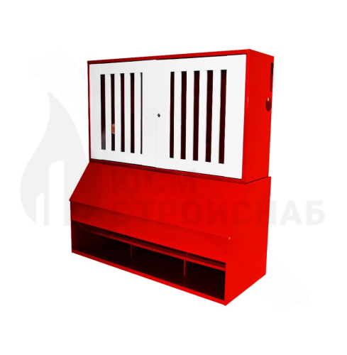 СТЕНД ПОЖАРНЫЙ С ЯП-03 С ПЛАНКОЙ